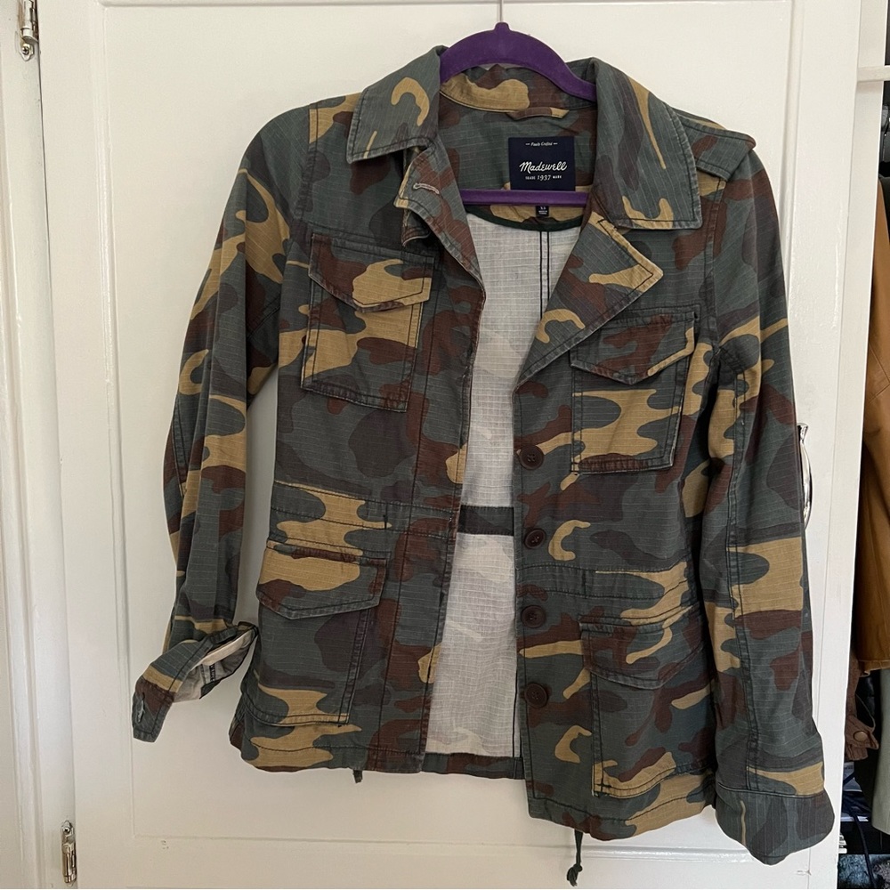 Madewell Army Print Jacket